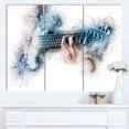 thumbnail image 2 of Design Art - Homme Jouant de la Guitare Aquarelle, 2 of 4