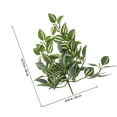 thumbnail image 2 of unbranded 1Ud Natural De Pared Con Rattan Sintético Verde De Material Plástico, 2 of 6