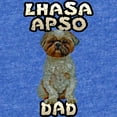thumbnail image 2 of CafePress - FIN Lhasa Apso Dad - Cute Infant Baby Football Bodysuit, 2 of 3