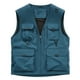 thumbnail image 1 of pstuiky Camisetas sin mangas para hombre, Chaqueta de trabajo sin mangas con cuello y múltiples bolsillos para hombre Camisas para hombres l, 1 of 3
