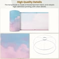 thumbnail image 4 of Linen Drum Lampshades Cloud series Colorful cotton candy Soft fog clouds pastel 13"x13"x10" Light Shade for Table Lamps Floor Lamp Shades Lampshade Replacement Assembly Required, 4 of 8