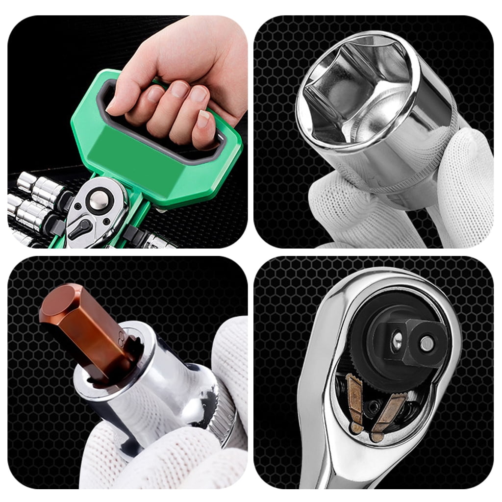 High Strength 72 Tooth Ratchet Wrench Spanner Set Offer Superior Wear Resistance
