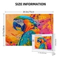 thumbnail image 4 of Rateoe Vibrant Parrot Splash Art Pattern Wooden Picture Puzzle ,1000 Piece Jigsaw Puzzle ,Family Fun Puzzle, Home Décor Puzzle, Gift Puzzle(Horizontal style), 4 of 9