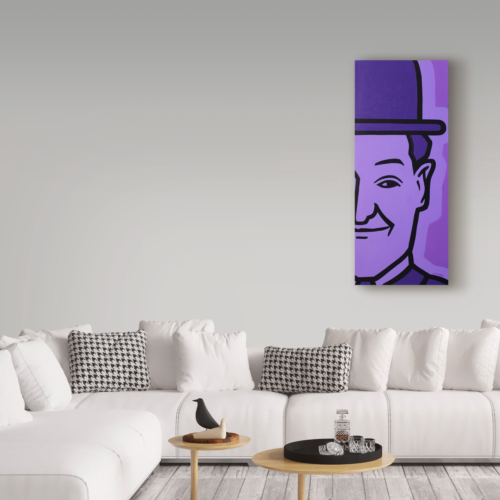 Trademark Fine Art 'Stan Laurel' Canvas Art by John Nolan