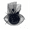 white, variant on JINXI Fascinator Pinwheel Polyester Mesh Feather Clip Headpiece