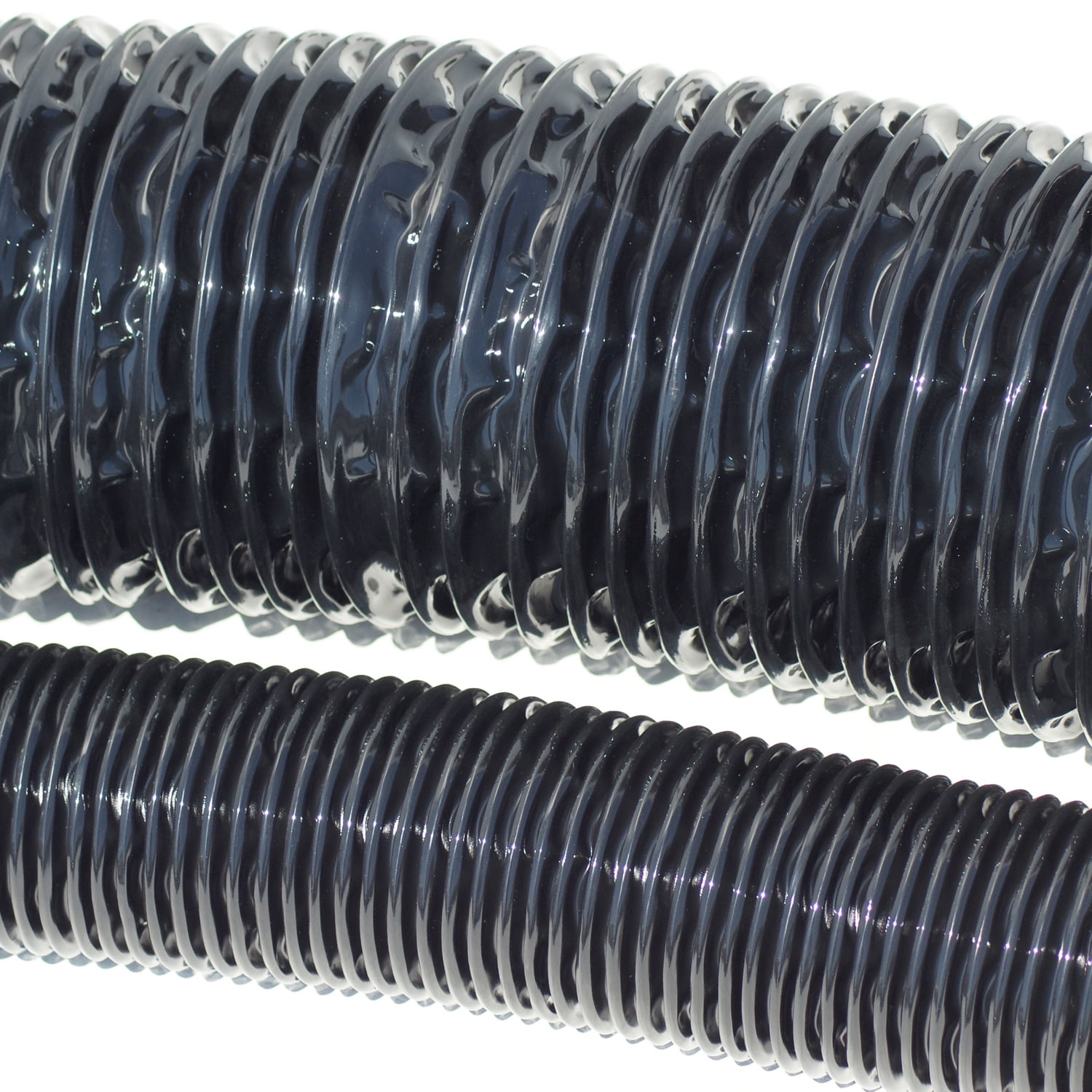 Rubber-Cal  XPU 708 - PU Flexible Duct - Black - 2" x 12ft