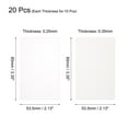 thumbnail image 2 of Uxcell 10Pcs Opening Card, 0.25+0.35mm Ultra Thin Flexible Pry Opening Tool for LCD Screen Mobile Phone Repairing, 2 of 6