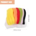 thumbnail image 4 of WASHWEPE Felting Kit 1 Set 3D Rabbit with Wool Felt Foam Pad Tulle Orange for Diy Handmade and Home Decoration, 4 of 8