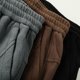 thumbnail image 3 of Ceisia Men Fashion Solid Color Corduroy Drawstring Pants All Season Casual Gift Elastic Waist Trousers, 3 of 5
