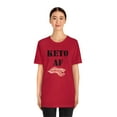 thumbnail image 4 of Keto AF Bacon - Funny Cute Ketogenic Diet Health Food Shirt, 4 of 10