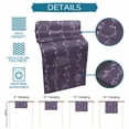 thumbnail image 6 of Vintage Lines Table Runner 70 Inches, White Lines Abstarct Minimalist Art Purple Bed Runner Dresser Scarves Tabletop for Indoor Outdoor Parties/Ceremony/Banquet, 13" x 70", 6 of 9