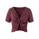 thumbnail image 3 of Vestido camisero en capas con estampado floral y tallas grandes con top cruzado cruzado Rosegal Bikinis, 3 of 5