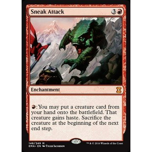 Sneak Attack 148 249 Eternal Masters A Single Individual Card From The Magic The Gathering Mtg Trading And Collectible Card Game Tcg Ccg By Magic The Gathering Walmart Com Walmart Com