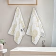 thumbnail image 4 of SKYSONIC Pineapple Soft Hand Towels set of 2, Absorbent Bath Towel Decorative Fingertip Towels for Bathroom Gym Spa Hotel Beach Swimming Pool,14.4 x 28.3 inch, 4 of 7
