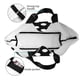 thumbnail image 4 of Disketp Black and White Polka Dot Bolsa Tote Estampada para Mujer, Bolso de Hombro y de Mano para Compras y Viajes, 4 of 8