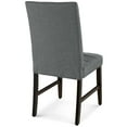 thumbnail image 4 of Modway Promulgate Biscuit Tufted Upholstered Fabric Dining Chair Set of 2 in Gray, 4 of 7