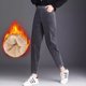 thumbnail image 1 of Pantalones harén de pana gruesa para mujer, pantalones con forro polar para otoño e invierno, pantalones casuales recortados populares para mujer, pantalones de rábano, 1 of 5
