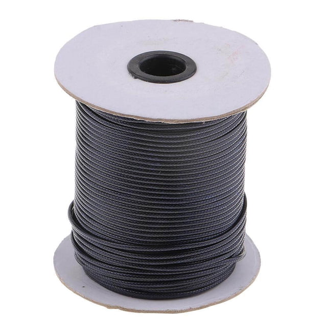 80 Meters 2mm Waxed Cord Cotton Waxed Beading DIY Jewelry Making Thread Navy Blue