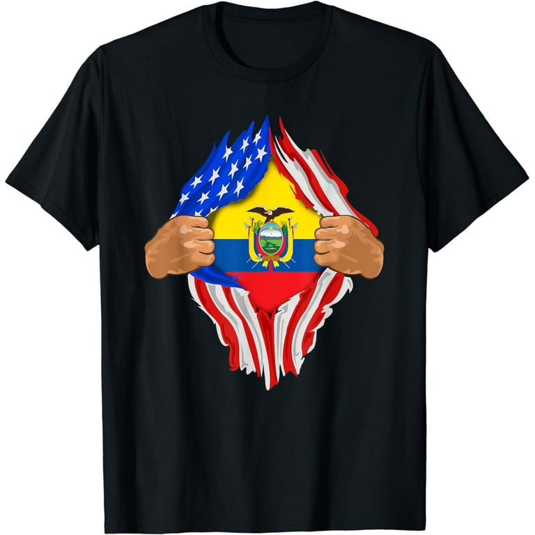 Ecuadorian Blood Inside Me T-Shirt | Ecuador Flag Gift