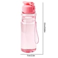 thumbnail image 2 of Portable Plastic Sports Water Bottle with Hand Strap Leak Proof Lid R2-3, 2 of 5