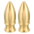 thumbnail image 1 of Uxcell M10 Thread Lamp Finial Cap Knob Brass Lamp Shade Harp Top Screw Caps Decoration Light Fixture 16x40mm 2 Pack, 1 of 6