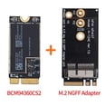 thumbnail image 2 of Tarjeta Wifi InaláMbrica BCM94360CS2 Bluetooth 4,0 802.11Ac Hackintosh MacOS para Aire 11 Pulgadas A1465 13 Pulgadas A1466 2013 MD711LL, 2 of 6