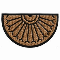 Calloway Mills 280041830 18 x 30 in. Celeste Rectangular Doormat, Natural & Black