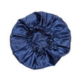 thumbnail image 4 of Bonnet pour Femmes en Satin Bonnet Bonnet de Sommeil Protection des Cheveux Bonnet de Sommeil pour Bleu, 4 of 9