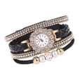 thumbnail image 1 of Reloj HUOGUO Weave Wrap Quartz Wrap, pulsera vintage para mujer, 1 of 3