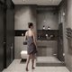 thumbnail image 3 of Heavy Duty 90 Degree Glass Door Cupboard Showcase Cabinet Clamp Glass Shower Doors Hinge - q36, 3 of 5