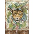 thumbnail image 2 of Stamperia Rice Paper Sheet A4-Jaguar, Amazonia, 2 of 2