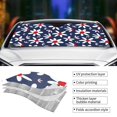 thumbnail image 5 of Fuzoiu Daisy Flowers Print Car Windshield Sun Shade,Block Uv Rays Sunshade,Foldable Front Window Sun Visor Protector for Car,SUV,Truck-Keep Vehicle Cool-Daisy Flowers, 5 of 8