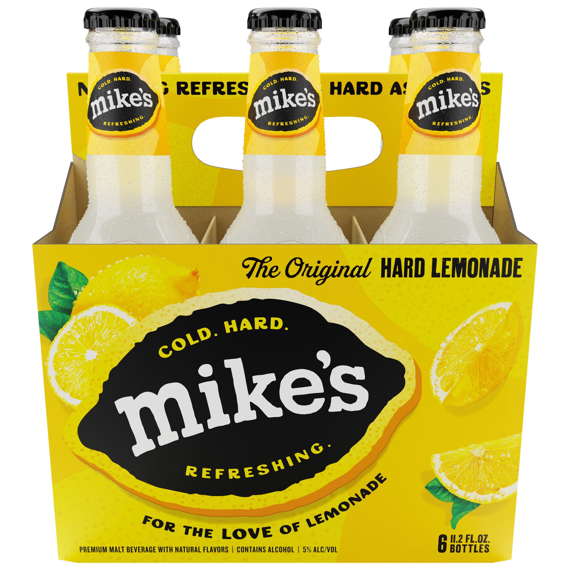 Mike's Hard Lemonade Original, 6 Pack, 11.2 fl oz Bottles, 5% ABV