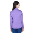 thumbnail image 2 of Devon & Jones Newbury M lange Fleece Quarter-zip (DG798W) Grape Heather, XS, 2 of 3