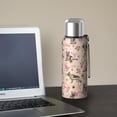 thumbnail image 5 of 20 Oz German Shepherd Dog and Flower Coffee Tumbler Double Wall Insulated Stainless Steel Water Bottle | Metal Reusable Thermoses Flask with Cup Cap | Leak & Sweat Proof with Anti-Dust Lid, 5 of 7