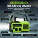 thumbnail image 2 of FosPower Radio meteorológica de emergencia (modelo A6) NOAA/AM/FM con banco de energía portátil de 19240 mWh, carga USB/solar/manivela, funciona con pilas, alarma SOS y linterna para emergencias en in, 2 of 5
