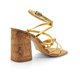 thumbnail image 3 of Sandalia con tacón Exterior Sintético Color Oro Para Mujer De RBCOLLECTION, 3 of 3