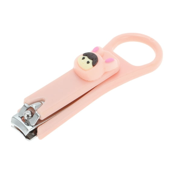 Unique Bargains 1 Pc Cartoon Girls Nail Clipper for Women for Men Pink