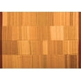 thumbnail image 1 of Ahgly Company Indoor Rectangle Abstract Orange Contemporary Area Rugs, 2' x 5', 1 of 1
