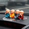 thumbnail image 2 of Uds lindo Kongfu monje coche pantalla Interior decoración coche ornamento coche decoración del hogar regalo Ormromra HMHZ779, 2 of 5