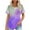 Purple, variant on Erwazi Womens Printed Tshirts Trendy Dressy Tops Short Sleeve Crew Neck Casual Tee Shirts Fashion Blouses Summer Tunic