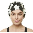 thumbnail image 2 of Bonnet de Bain à Pétale Floral pour Femmes – Style Rétro Vintage Bonnet de Bain pour Cheveux Longs et Courts, 2 of 5