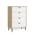 thumbnail image 2 of Sauder® Anda Norr 4-Drawer Chest in Sky Oak Finish, 2 of 6