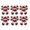 thumbnail image 3 of Double Candy Cane Tinsel Ornament - Set of 6, 3 of 4