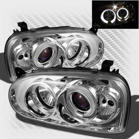 For 1993 1998 Vw Golf 1995 2002 Cabrio Twin Halo Projector For 1993 1998 Vw Golf 1995 2002 Cabrio Twin Halo Projector Headlights Front Lamps Pair Left Right 1994 1996 1997