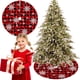 thumbnail image 5 of Falda de Árbol de Navidad Ganfancp Santa Claus Navidad Holiday Decoraciones de Navidad, 5 of 6
