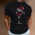 thumbnail image 2 of Camisetas con tema del Festival de Navidad para hombre, ropa con estampado 3d, camisetas de manga corta de verano, camisas bonitas de moda de gran tamaño, 2023, 2 of 4