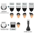 thumbnail image 3 of Recortadora El&eacute;ctrica, Afeitador El&eacute;ctrico Barbero, 6 en 1 Recortadora de Barba El&eacute;ctrica Profesional para Hombres, Recortadora Recargable por USB, Se Puede Utilizar p, 3 of 7