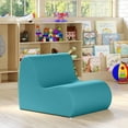 thumbnail image 5 of Jaxx Midtown Small Classroom Soft Foam Chair - Premium Vinyl Cover, Turquoise, 5 of 7