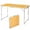 Wood Grain, variant on IVV 3FT Folding Camping Table, Height-Adjustable Lightweight Aluminum Picnic Table with Carry Handle for Outdoor Indoor Party BBQ Hiking Beach (White)